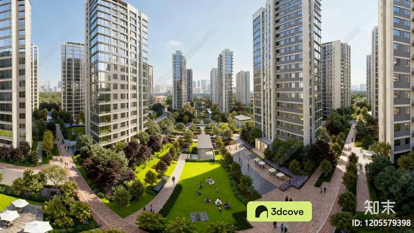 A Cityscape With Tall Buildings