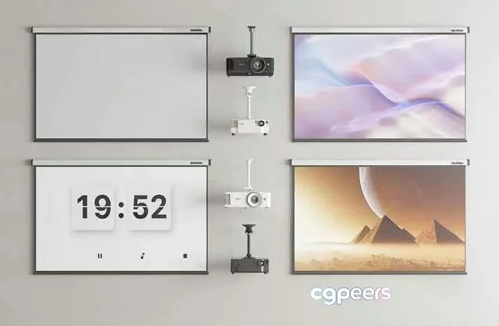 Modern Presentation Equipment 3D Model – 15679 – VRAY Render