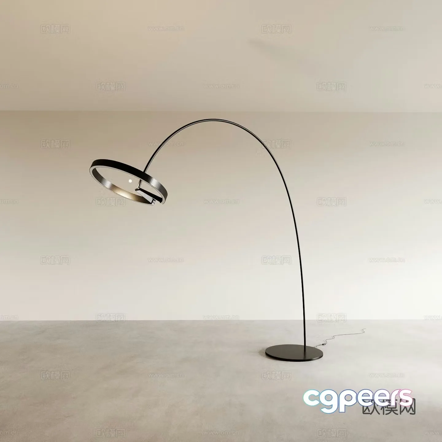 Modern floor lamp 3d model