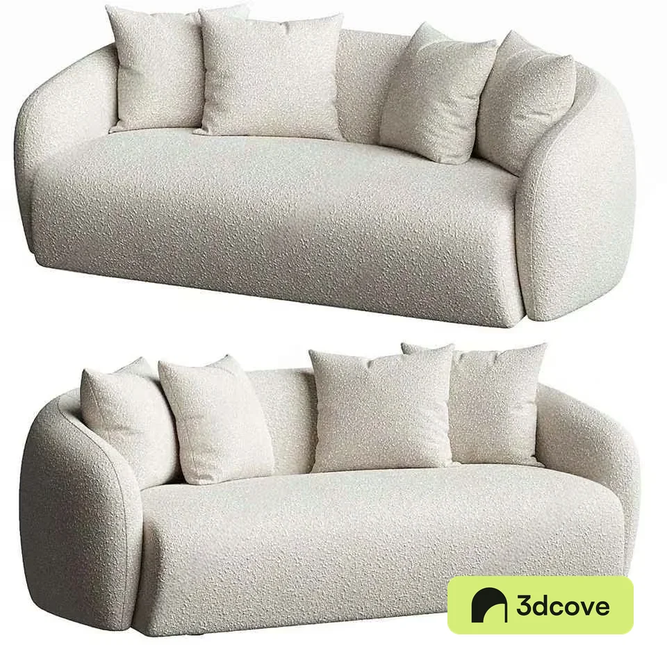Modern Light Gray Sofa