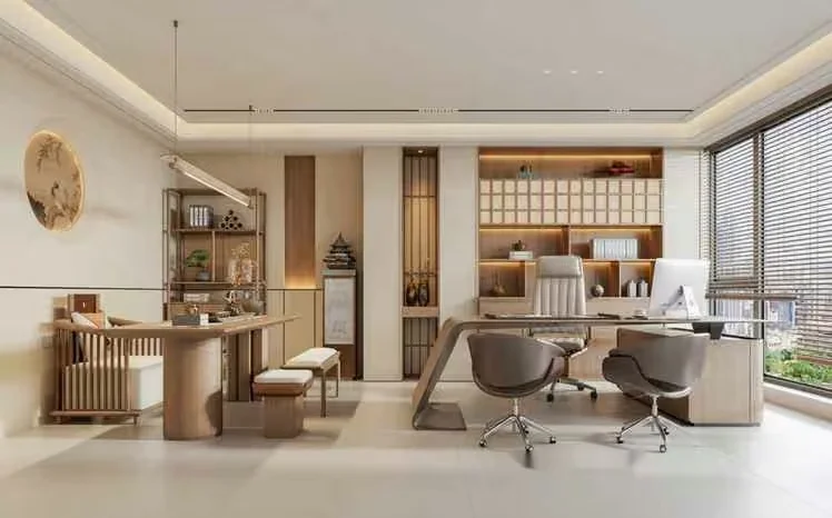 Modern Office Space 3D Model – 6056 – VRAY Render