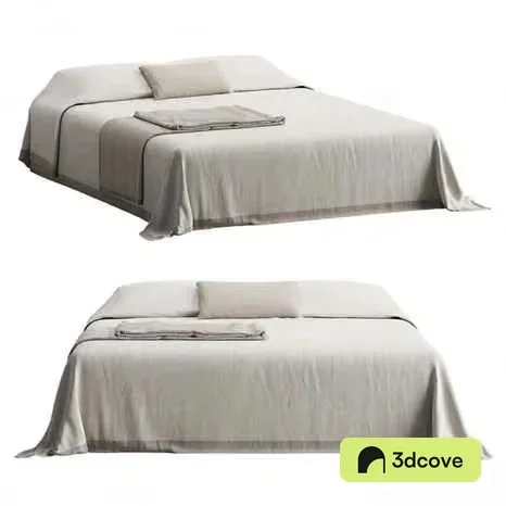 Two Beds With White Sheets