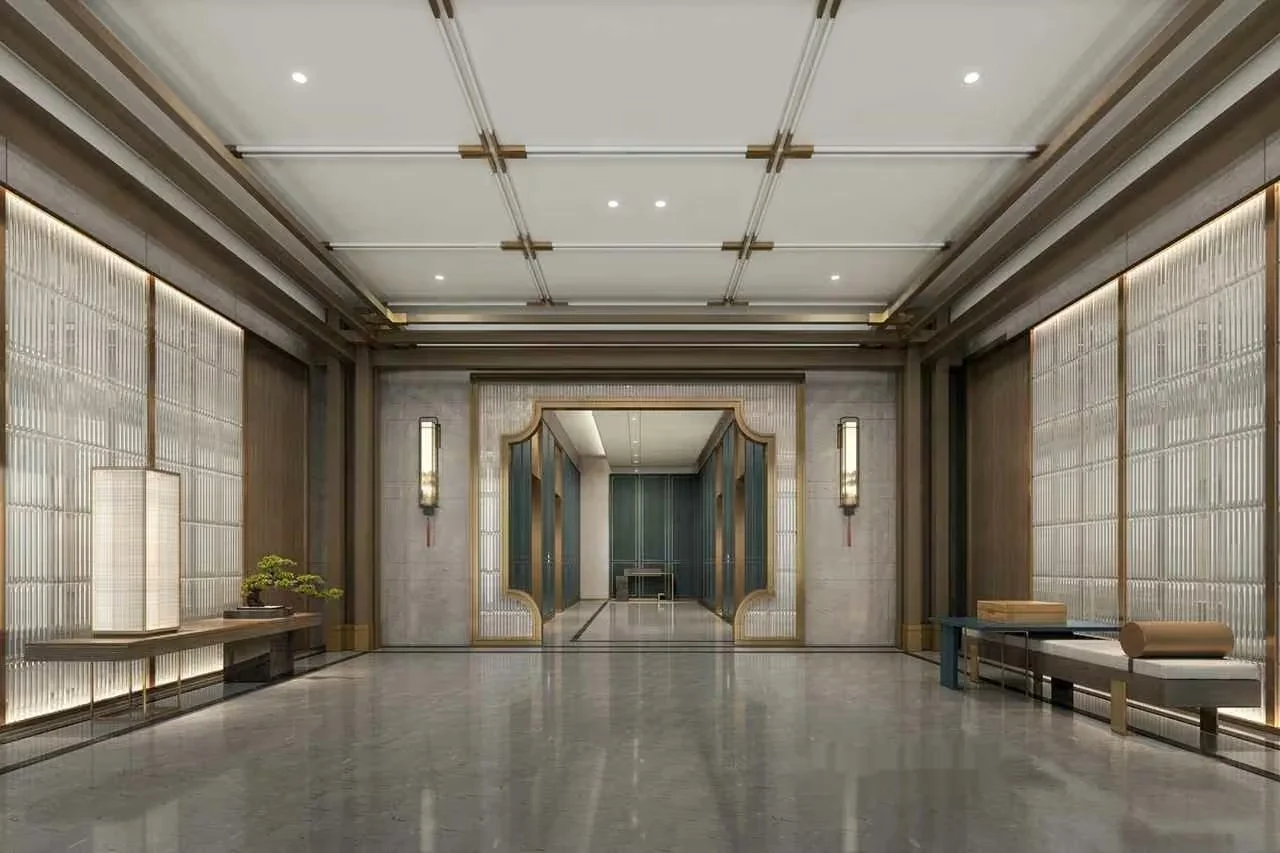 A Large Open Lobby 3D Model – 18259 – VRAY Render