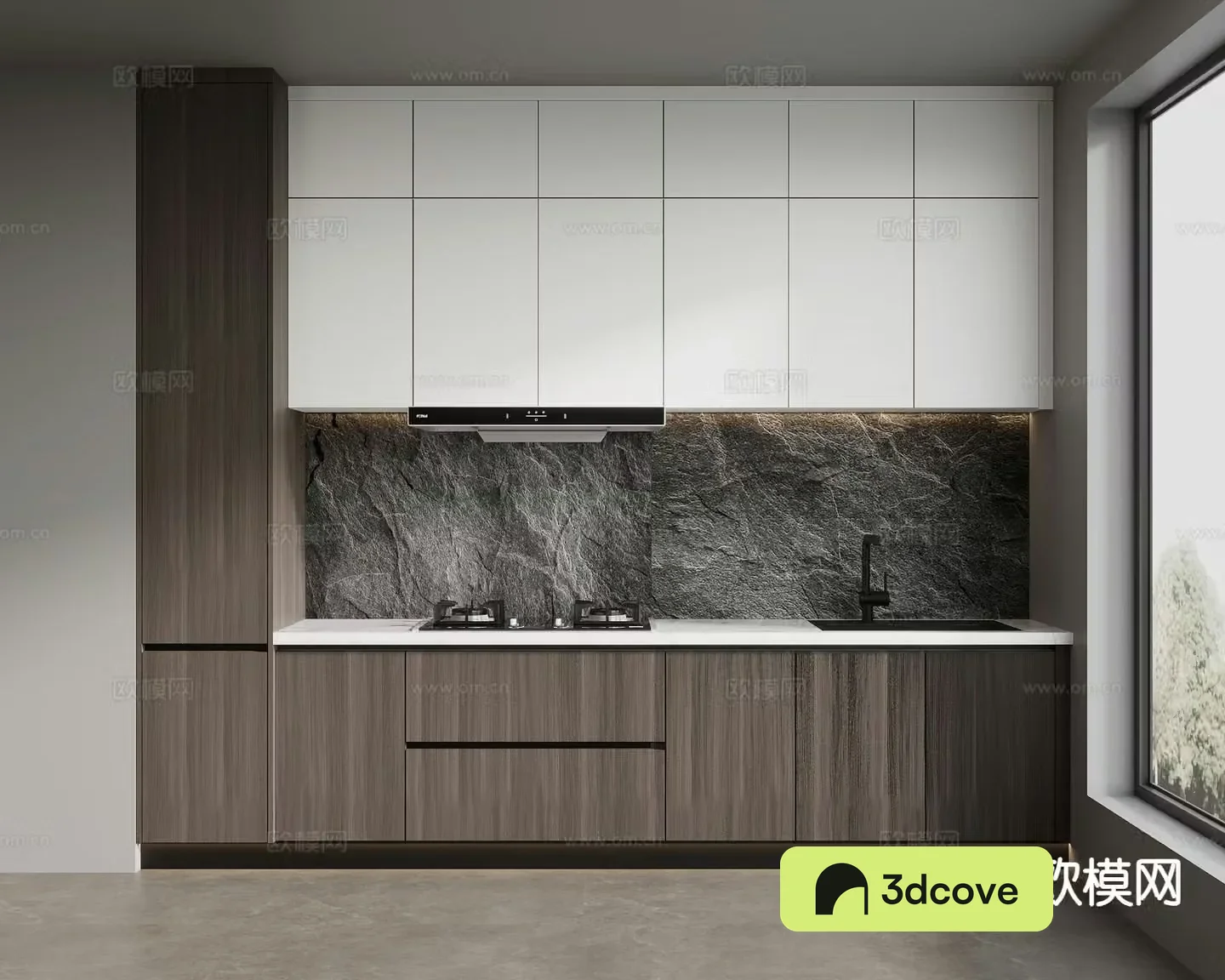 modern kitchen cabinet
