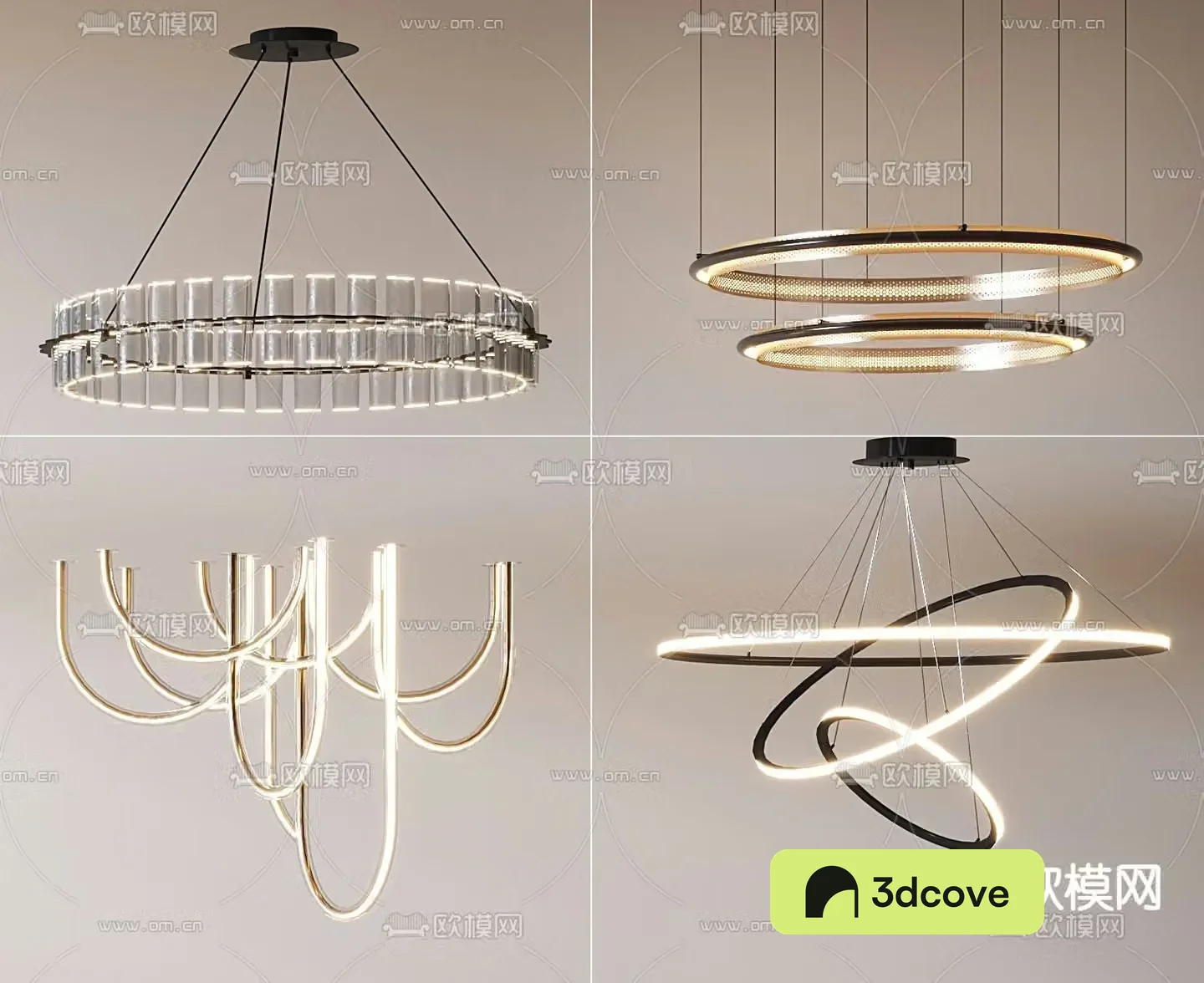 Light luxury chandelier hall chandelier