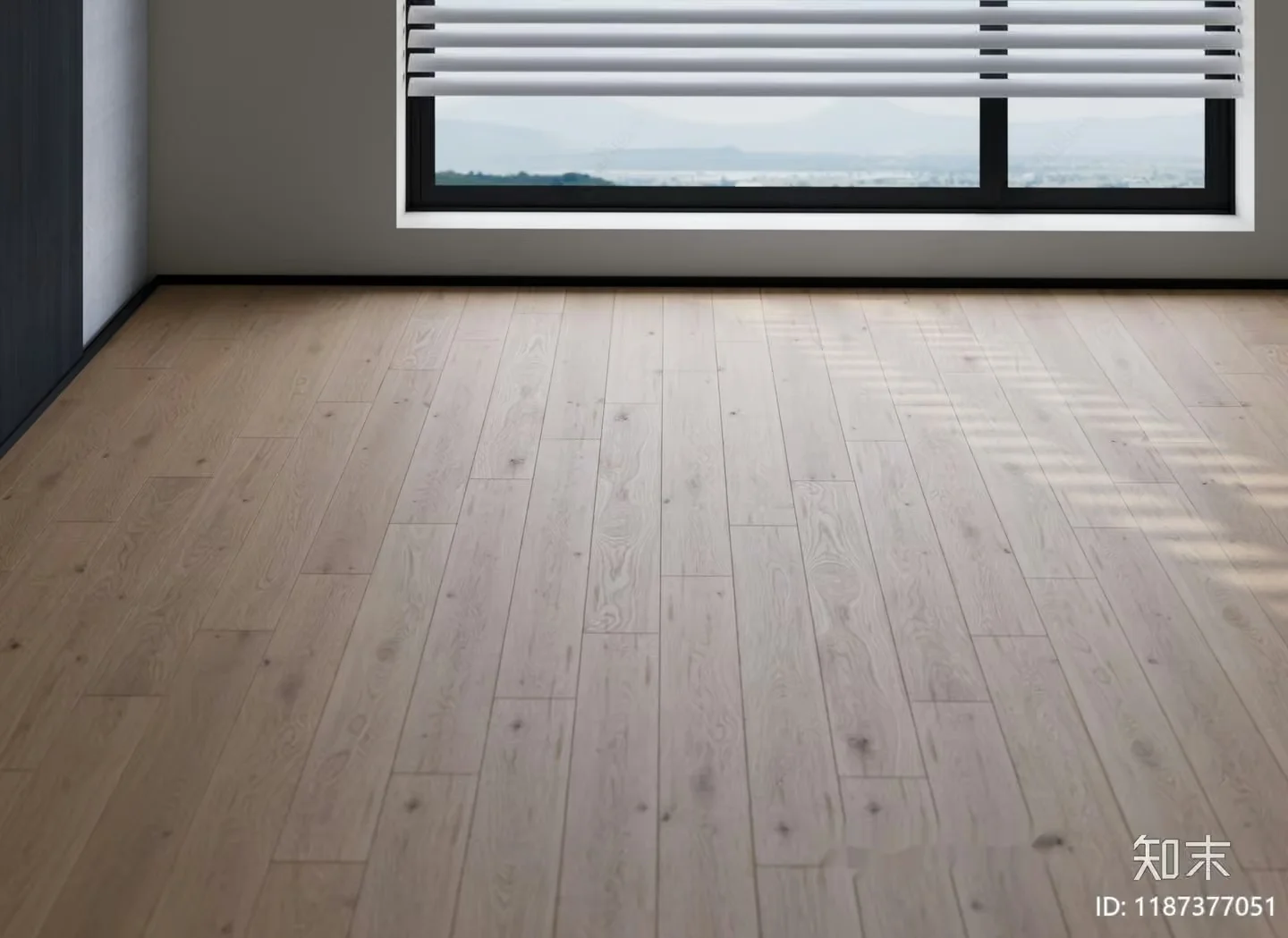 A Light-Colored Wooden Floor 3D Model – 16133 – CORONA Render