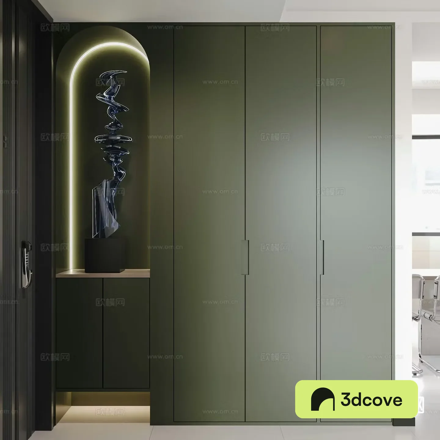 Italian style entrance cabinet custom cabinet