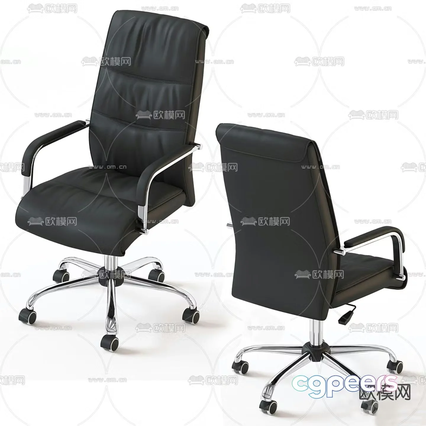 Office chair boss chair executive chair 3d model