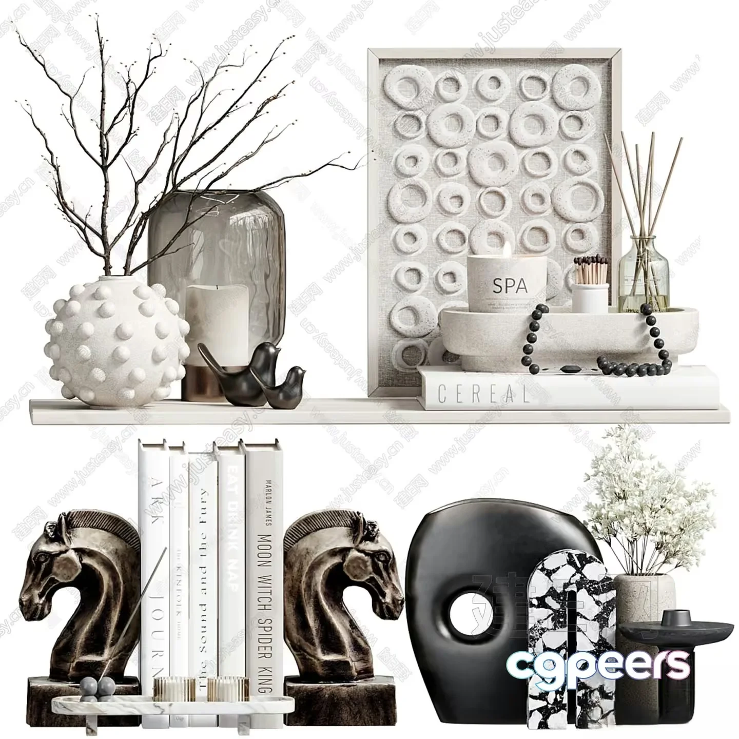 Modern Home Decor 3D Model – 16796 – VRAY Render