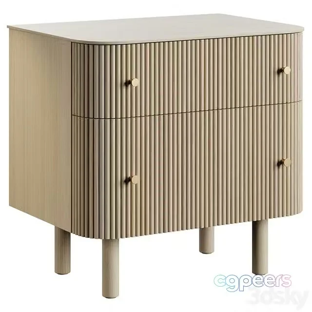 3ds Max Free – WeatElm Ellington Bedside Table
