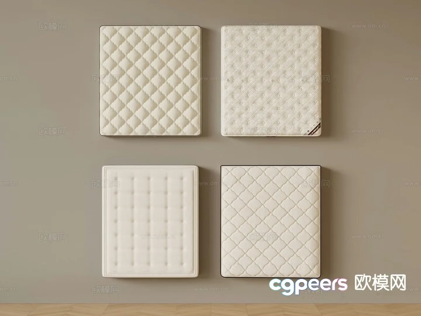 Modern mattress 3d model