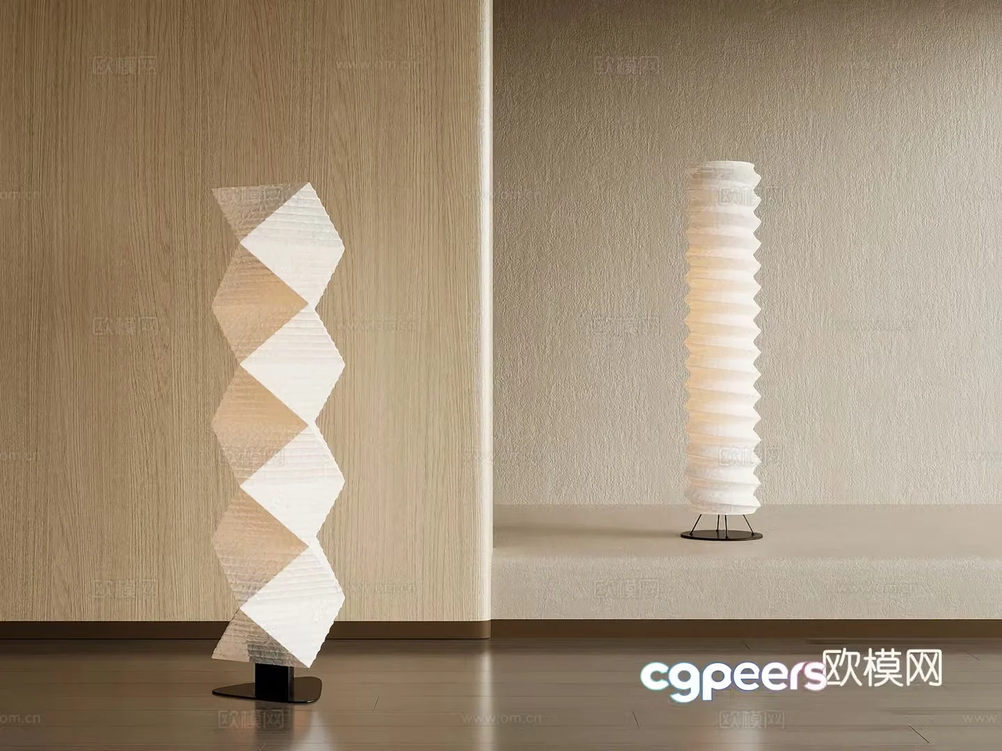 Floor lamp Modern simple floor lamp Art floor lamp 3d model