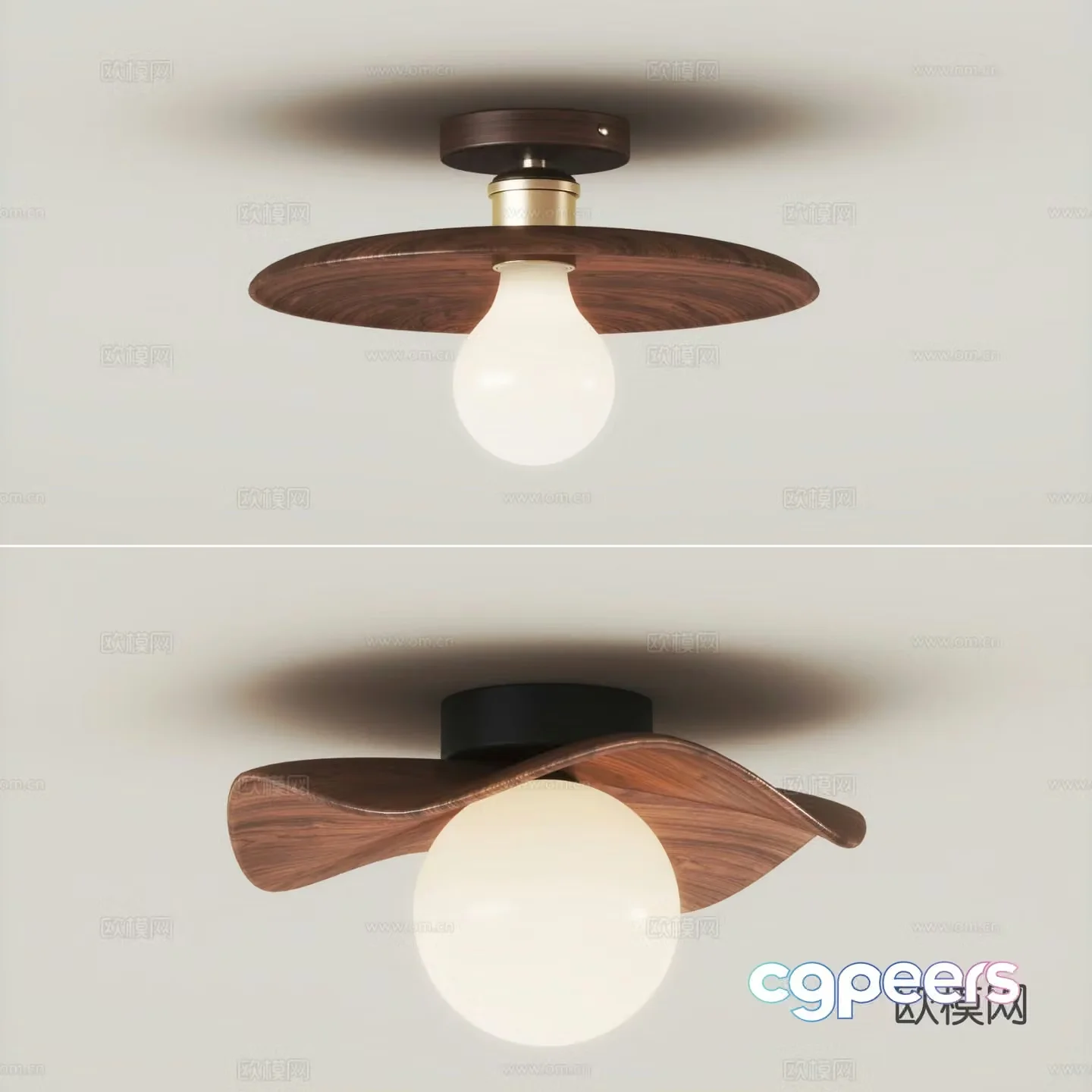 Medieval style ceiling lamp 3d model