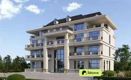 A Large White Building