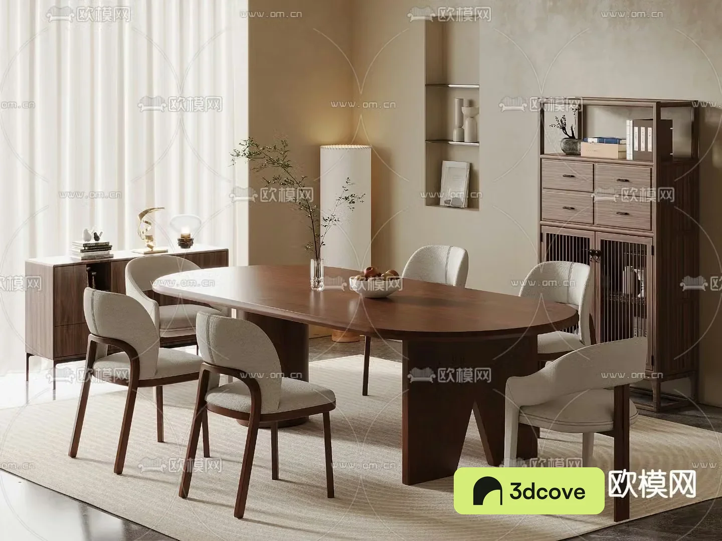 Medieval style dining table and chairs oval dining table