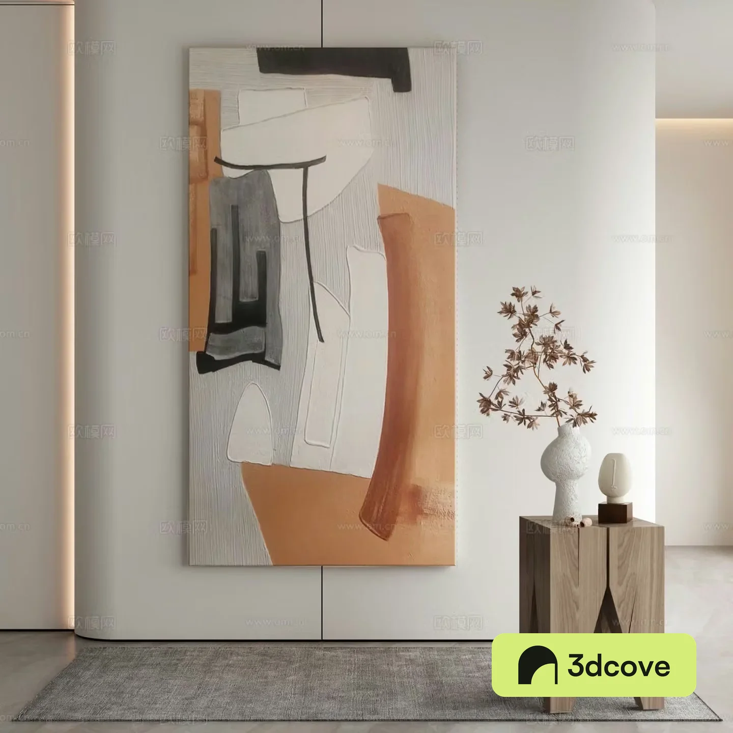 Modern abstract painting decorative painting