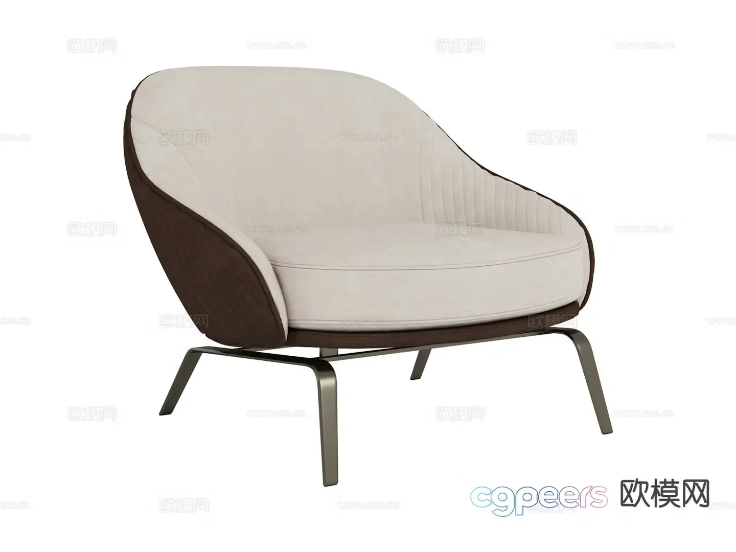 visionnaire chair lounge chair armchair 3d model