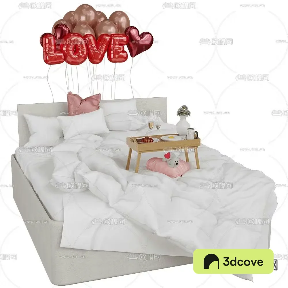 Valentine double bed