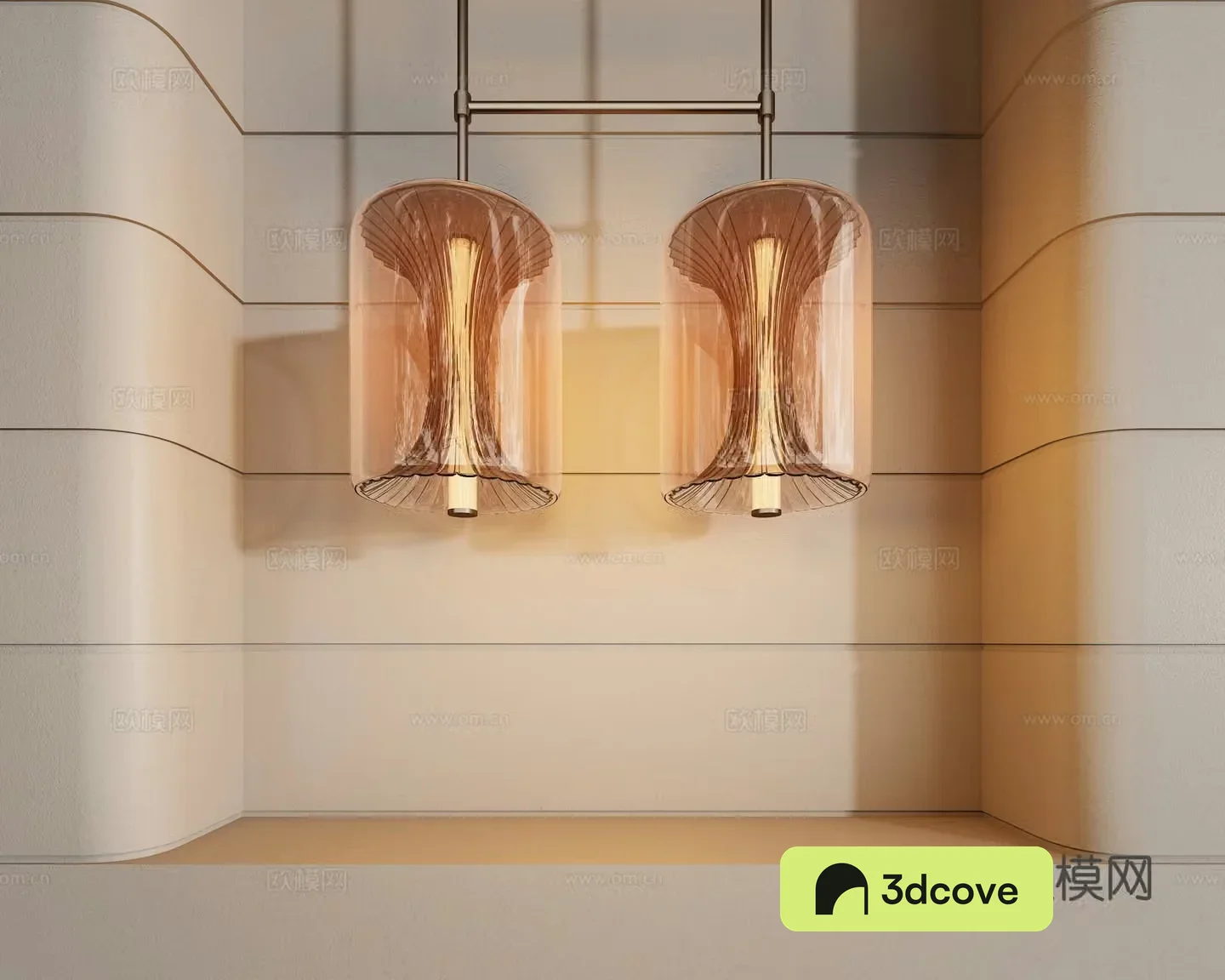 Light luxury chandeliers glass chandeliers