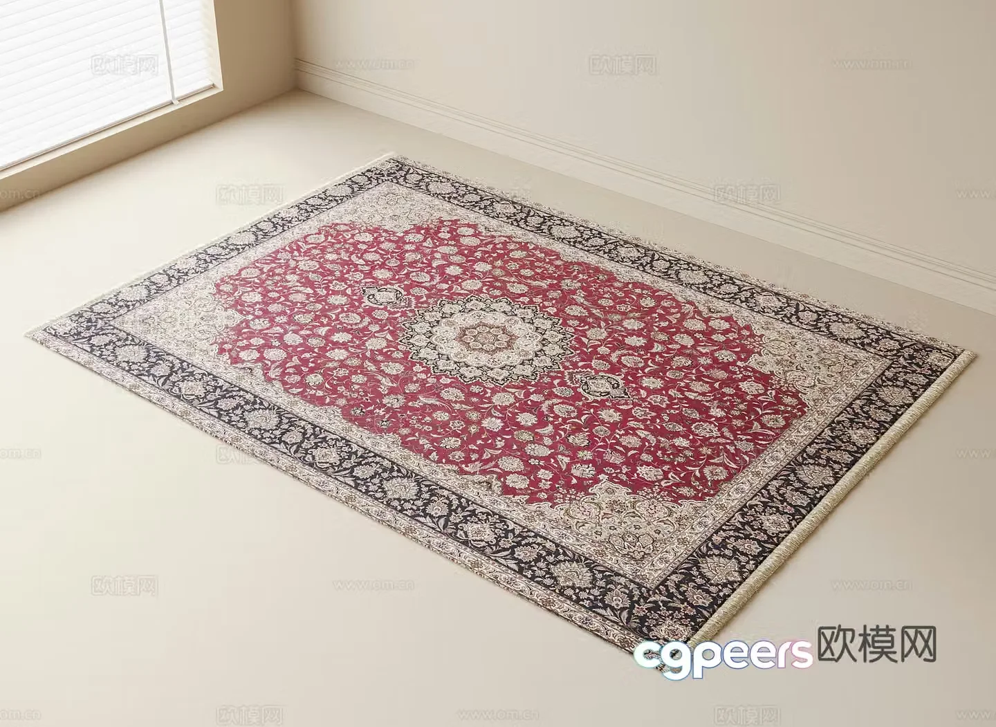 French carpet 3d model