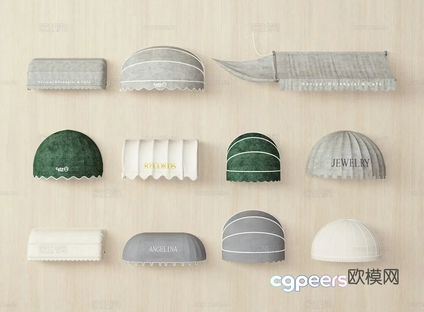 awning awning 3d model