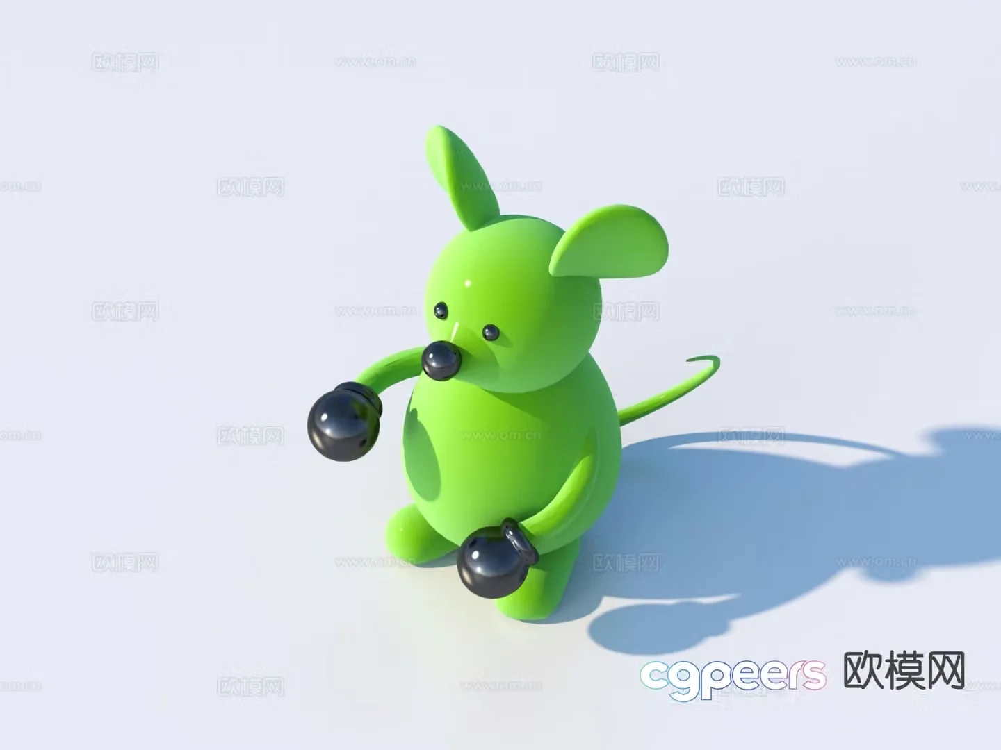 Cartoon toys animal doll 3d model