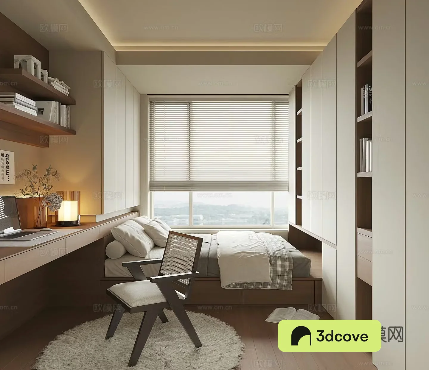 Modern tatami bedroom