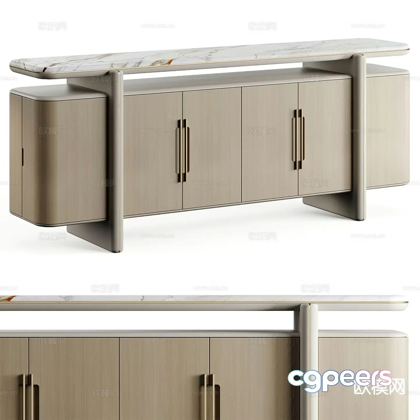 Casa Magna modern sideboard 3d model