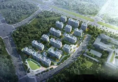 Aerial View Of A City Block 3D Model – 609 – VRAY Render