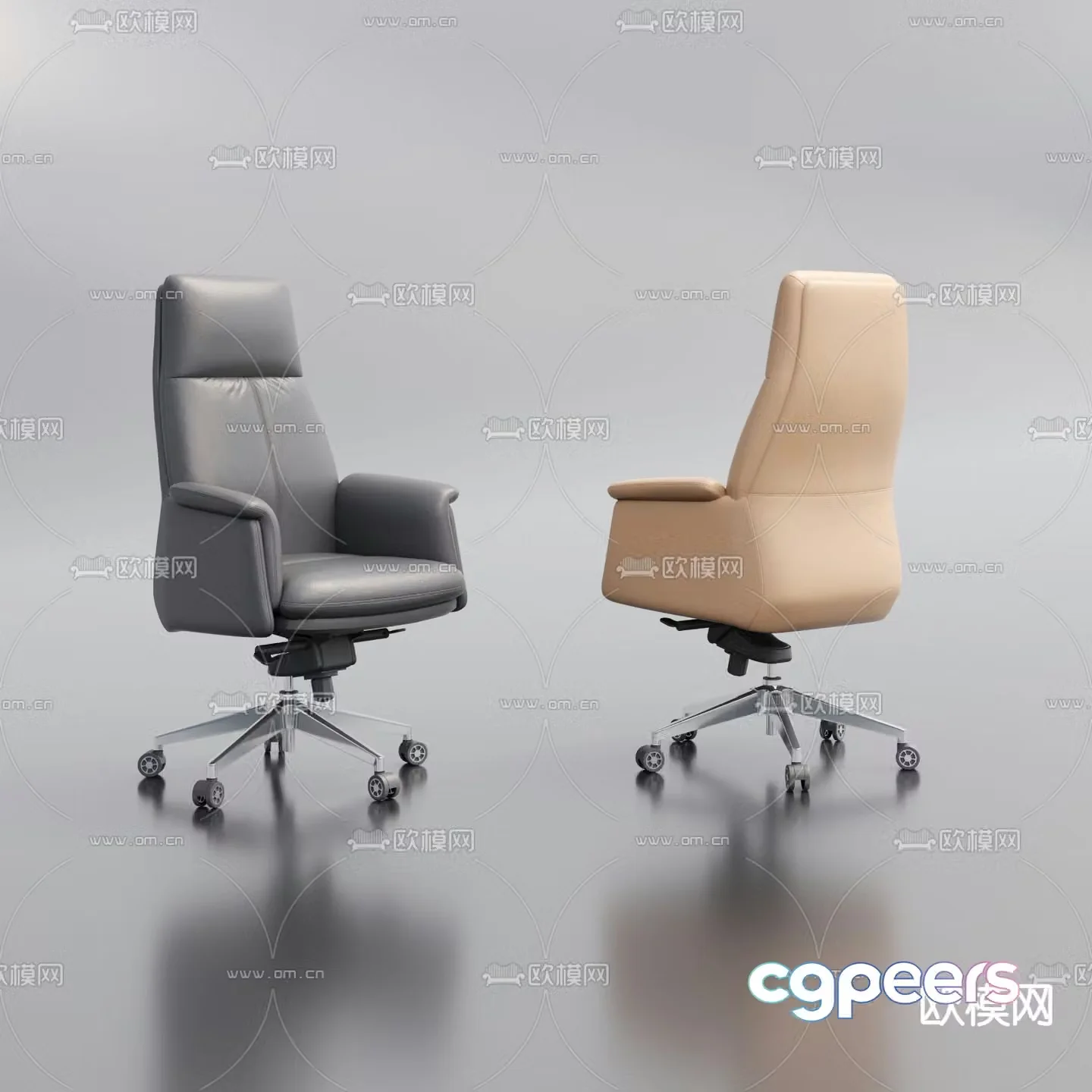 Modern office chair executive chair 3d model