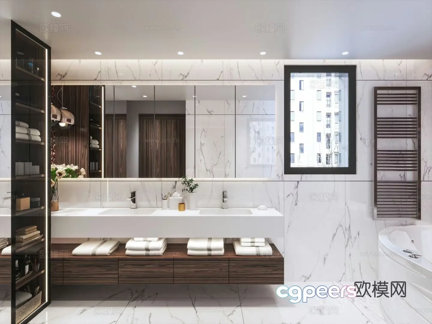 Modern bathroom 3d model
