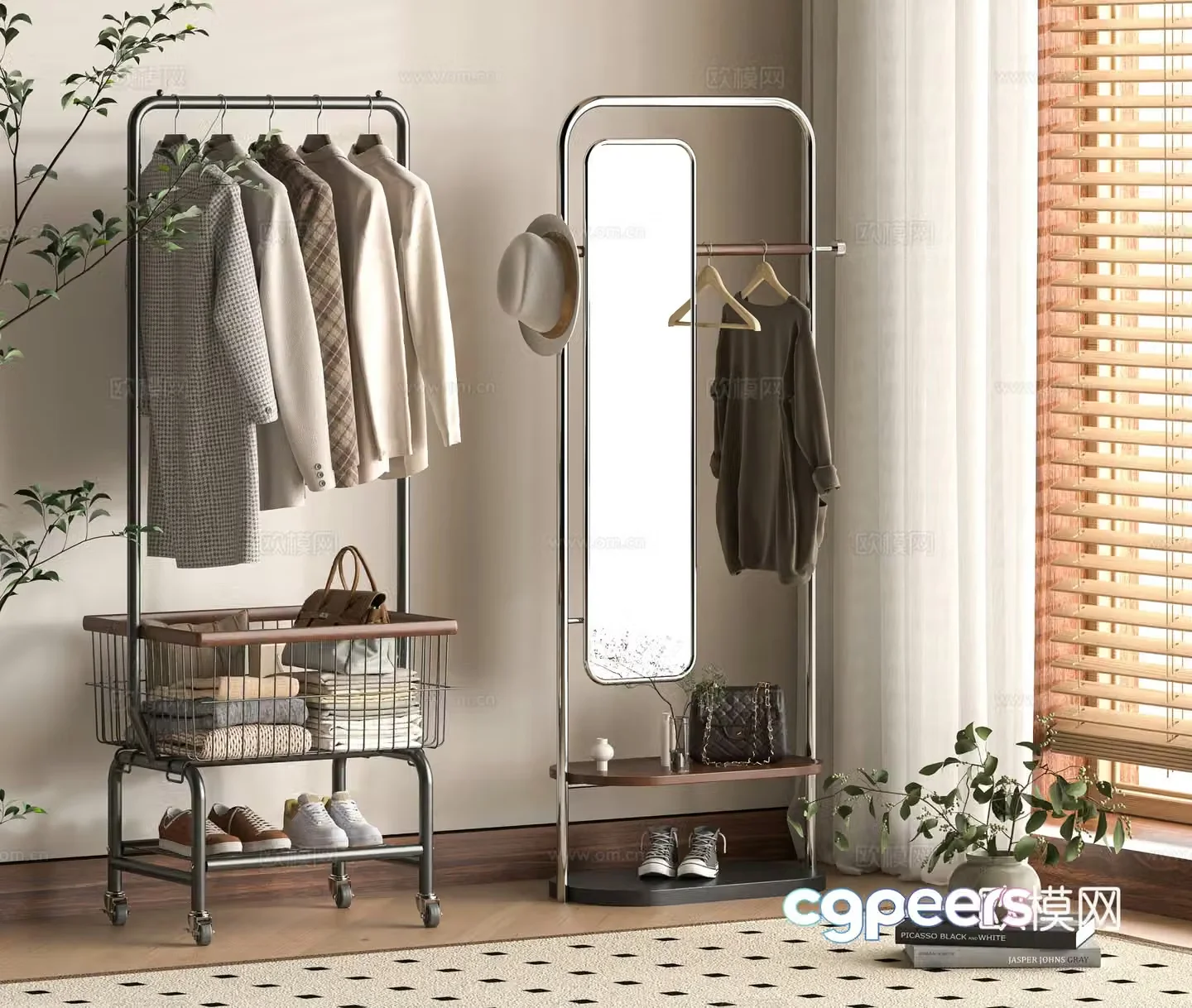 Modern hanger 3d model