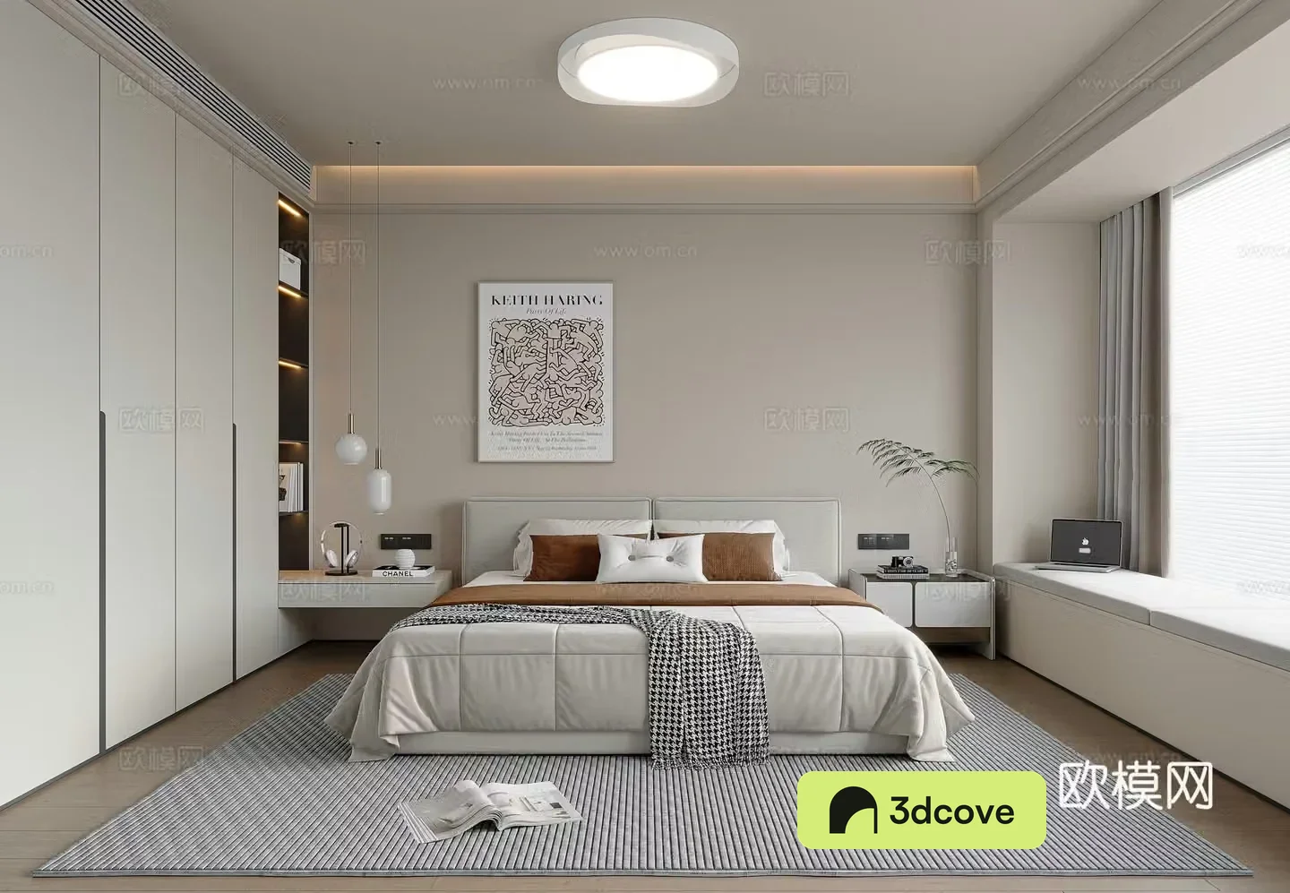 Modern Cream Bedroom