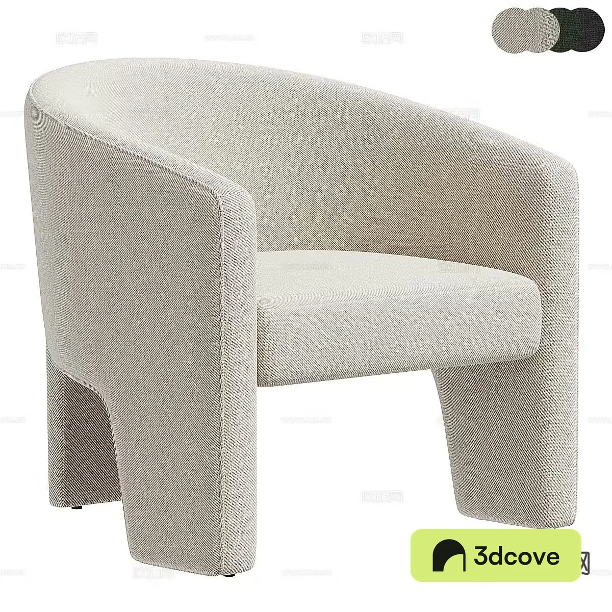 Cream style sofa chair leisure chair armchair