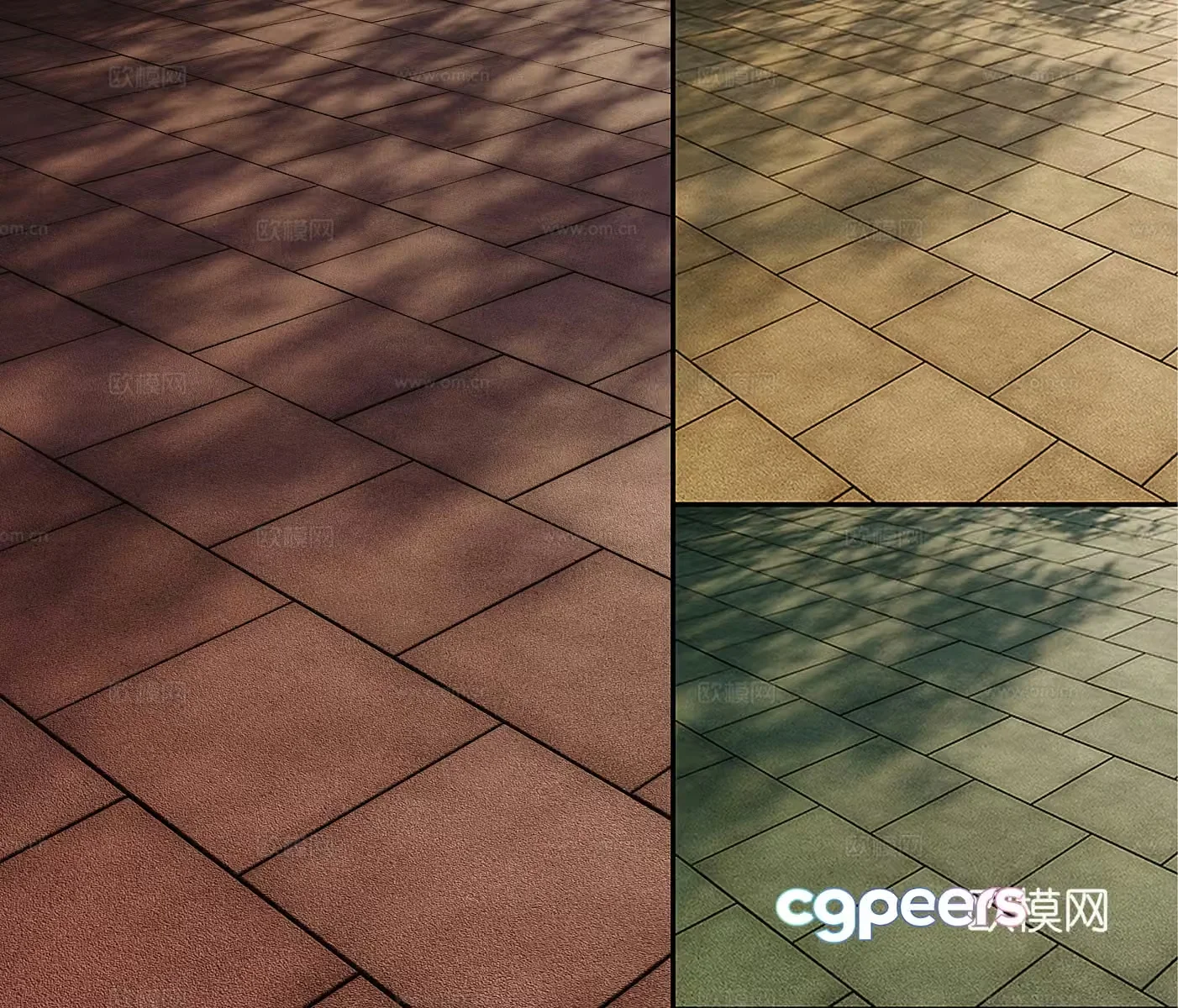 Square brick 3D model