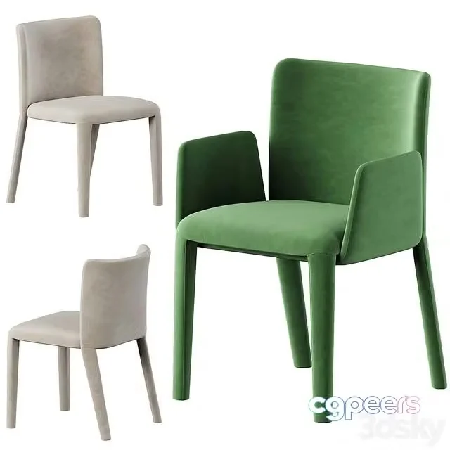 3ds Max Free – Potocco lars dining chair