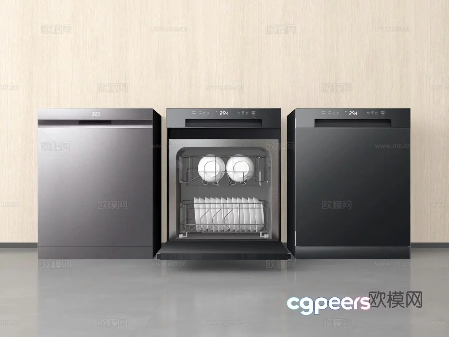 Dishwasher 3d model