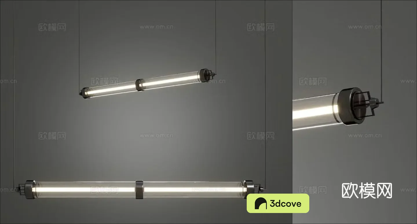 Modern glass long chandelier dining room chandelier