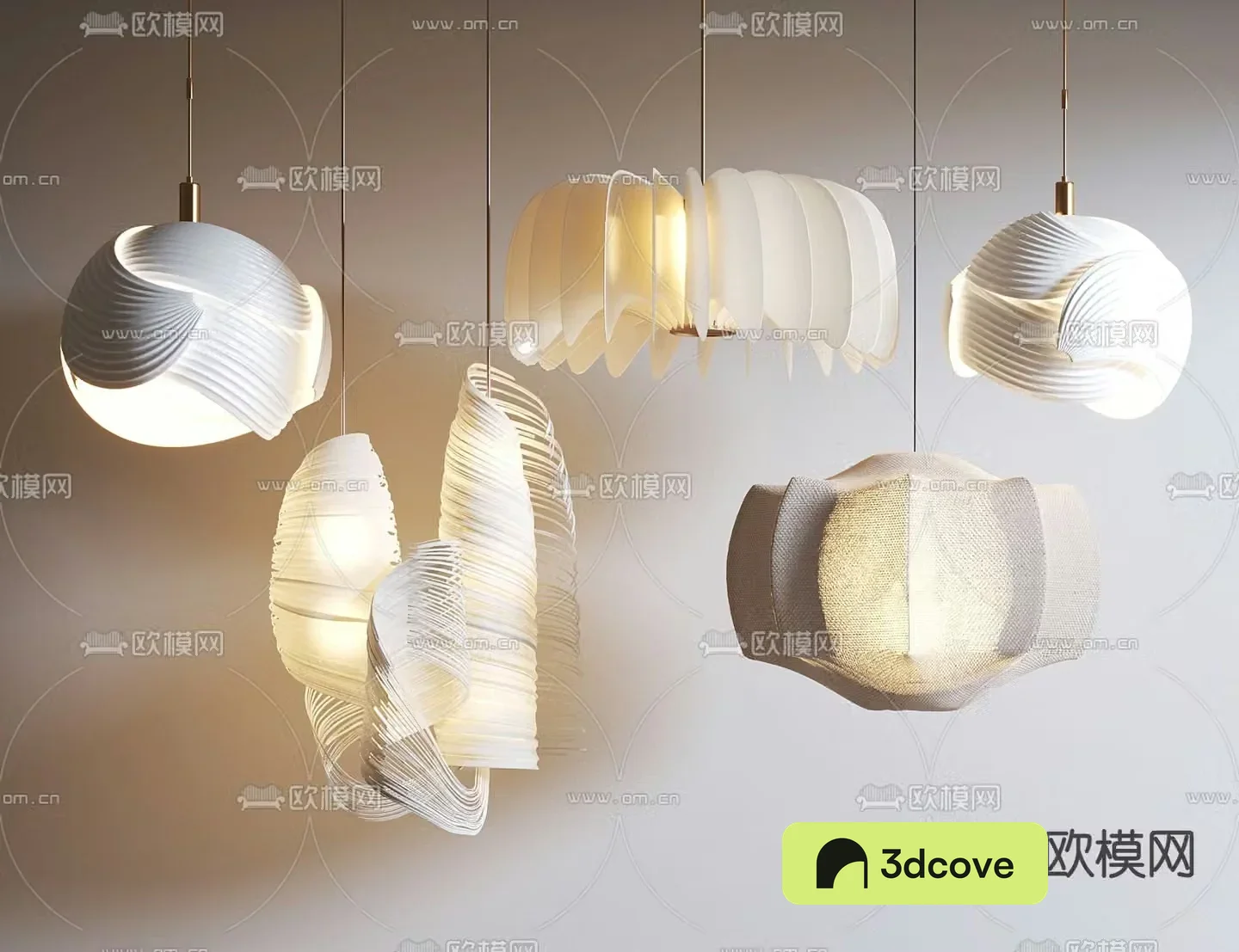Wabi-sabi chandelier art chandelier