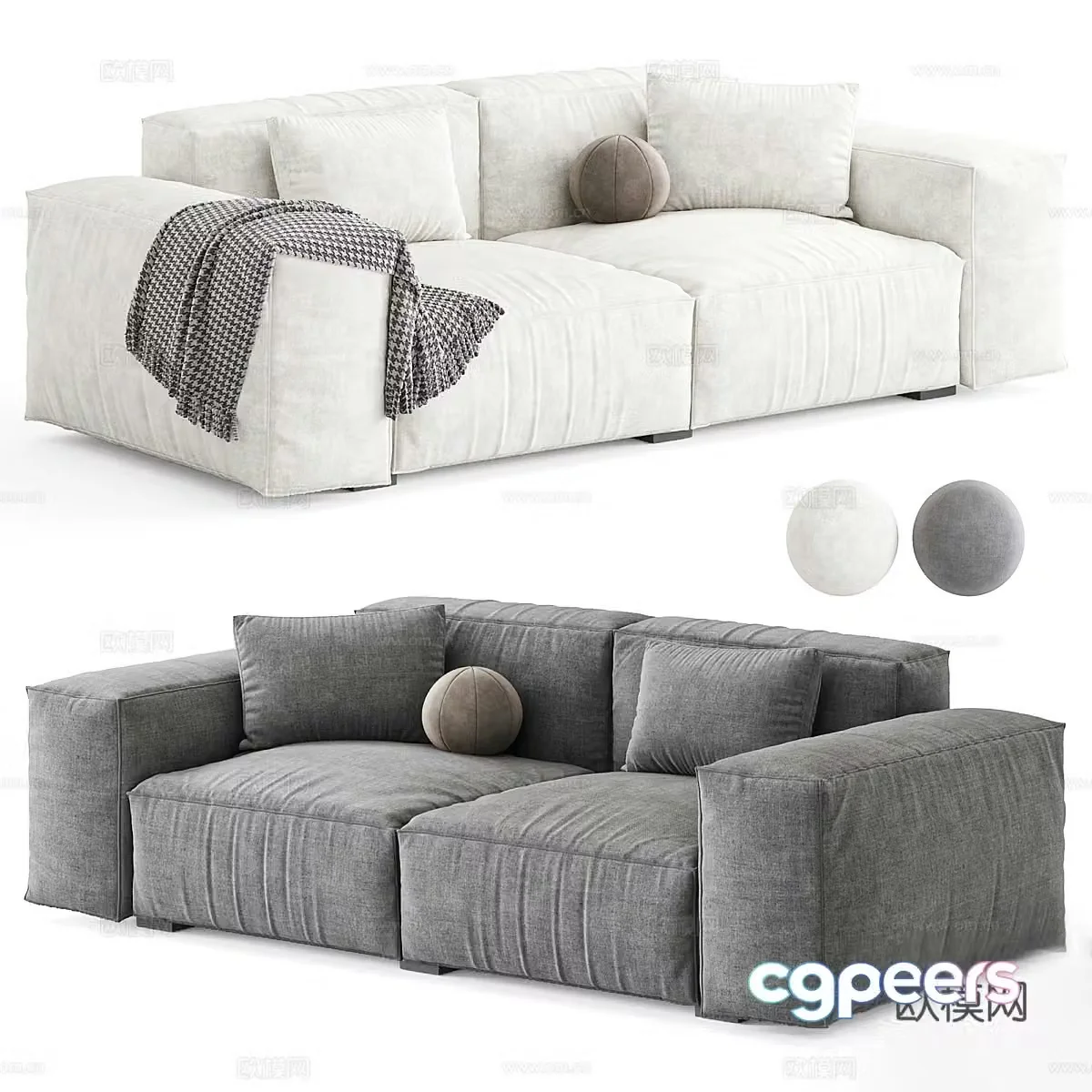 Multiplayer sofa 3d model