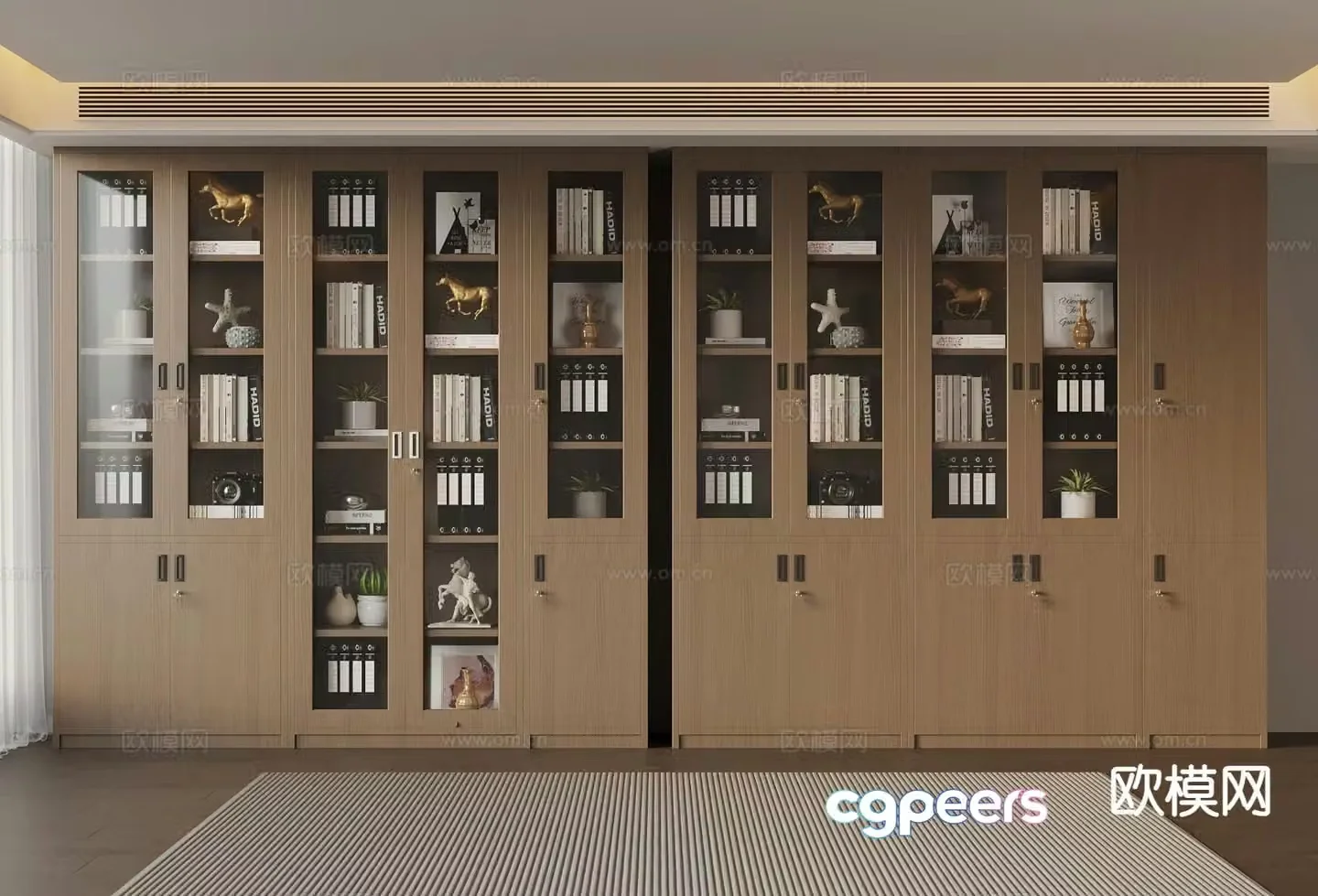 Italian filing cabinet filing cabinet locker 3d model