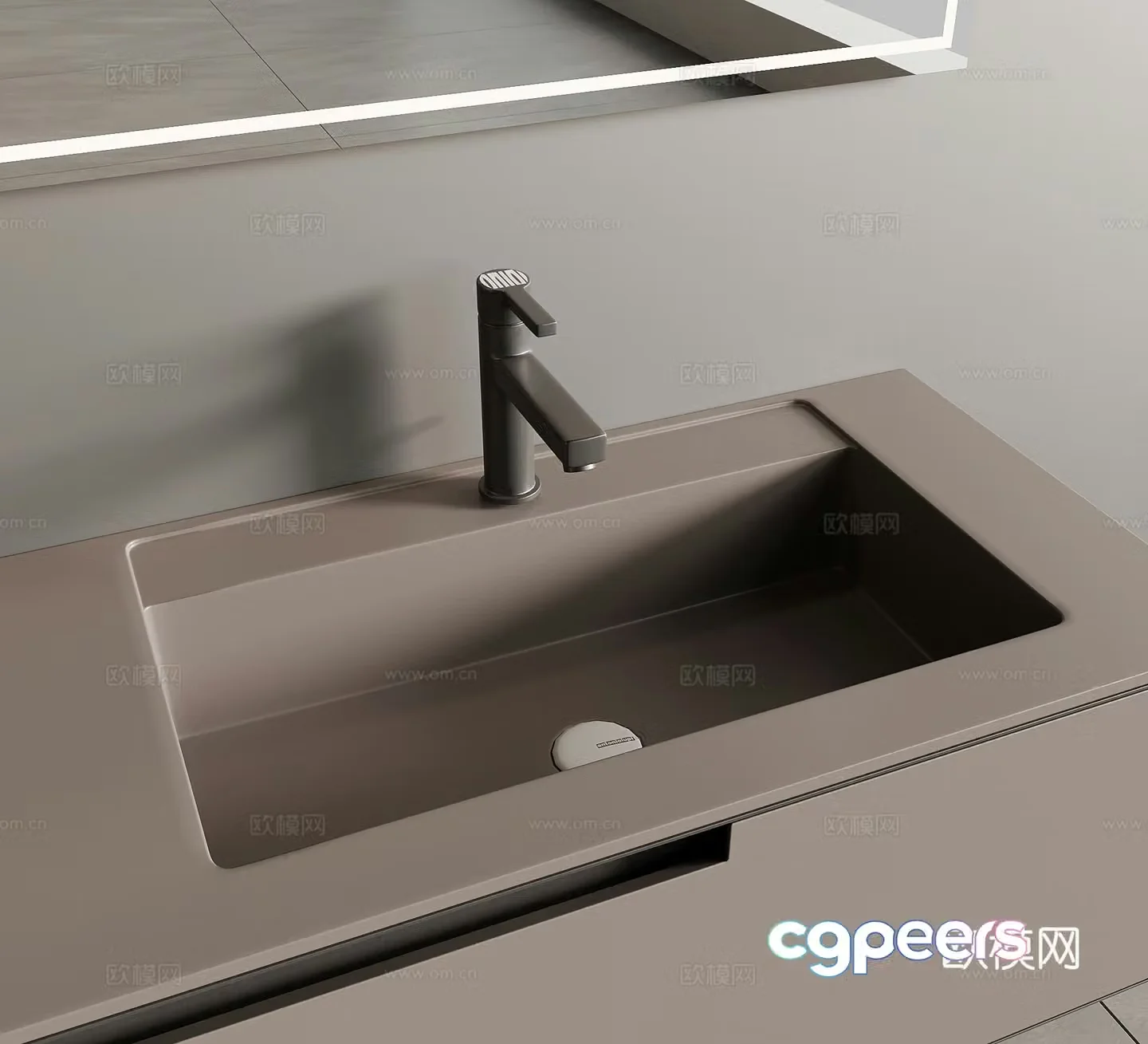 Modern faucet 3d model