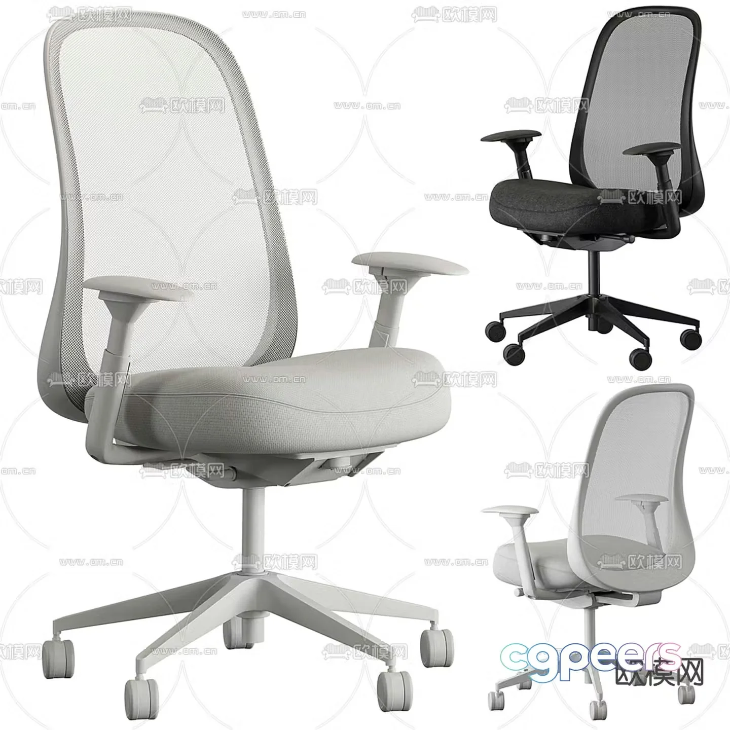 Office chair executive chair boss chair 3d model