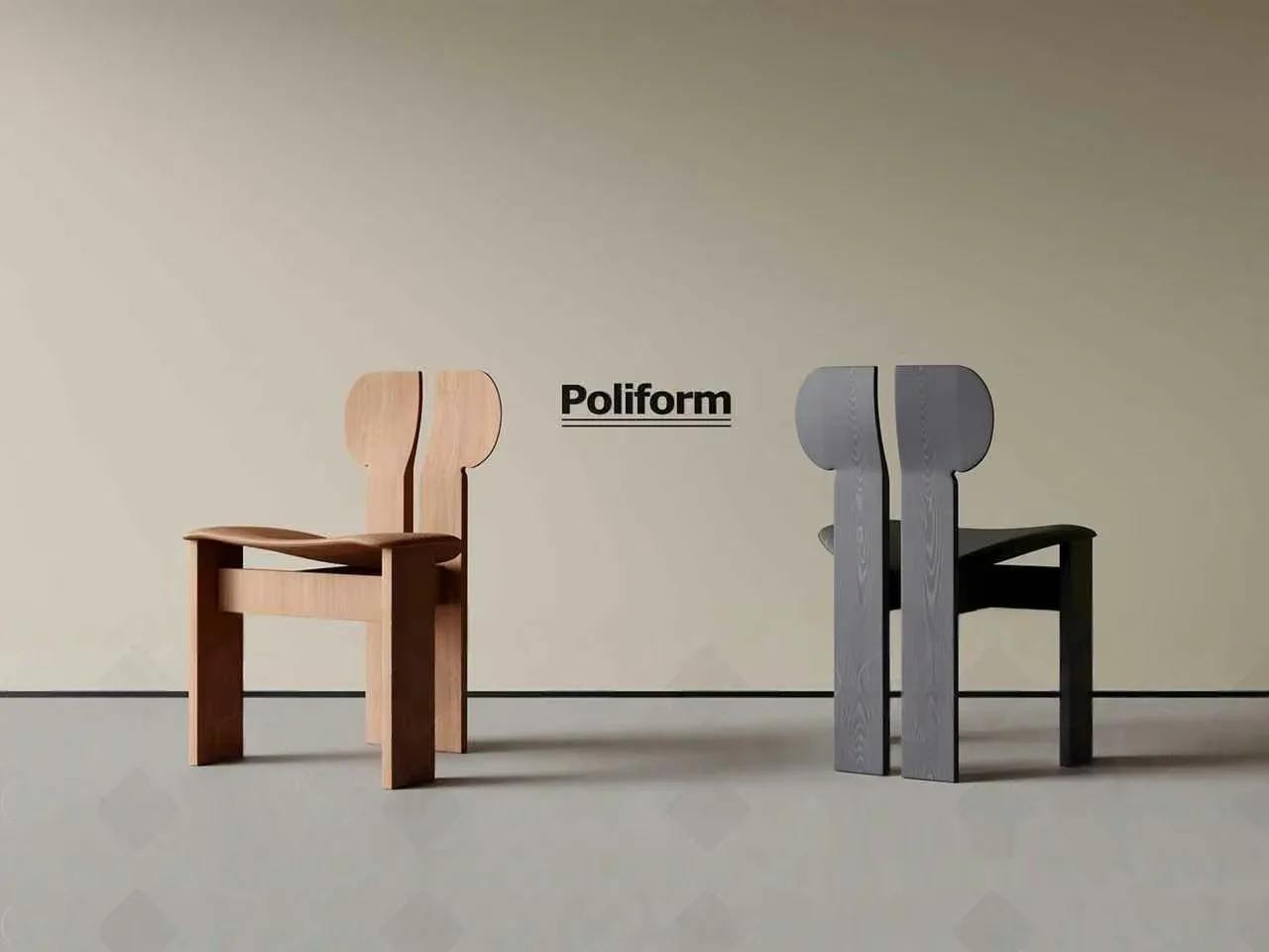 Wooden Chairs 3D Model – 20958 – CORONA Render