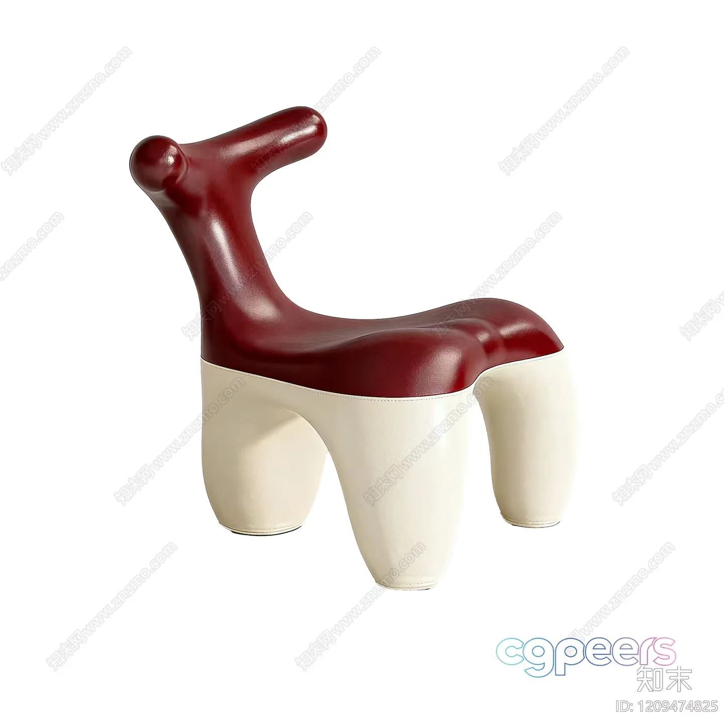 Abstract Chair 3D Model – 7573 – VRAY Render