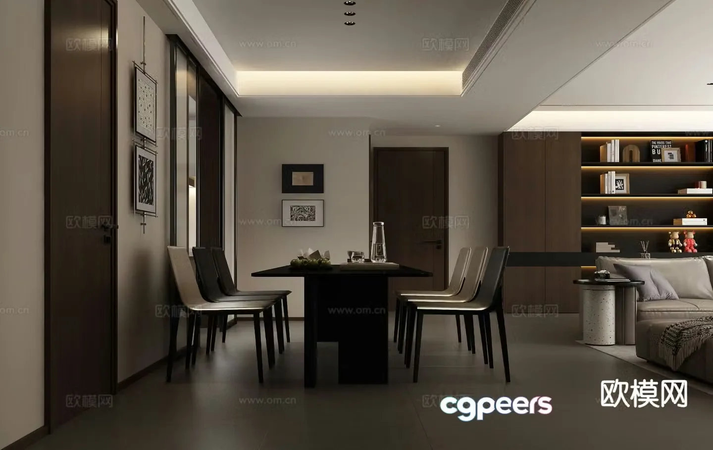 Italian restaurant 3d model