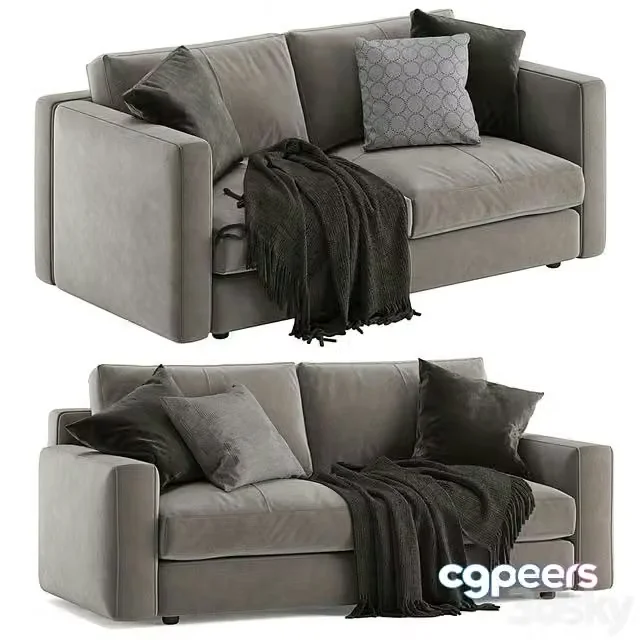3ds Max Free – Poltrona Frau Massimosistema sofa 2 seats