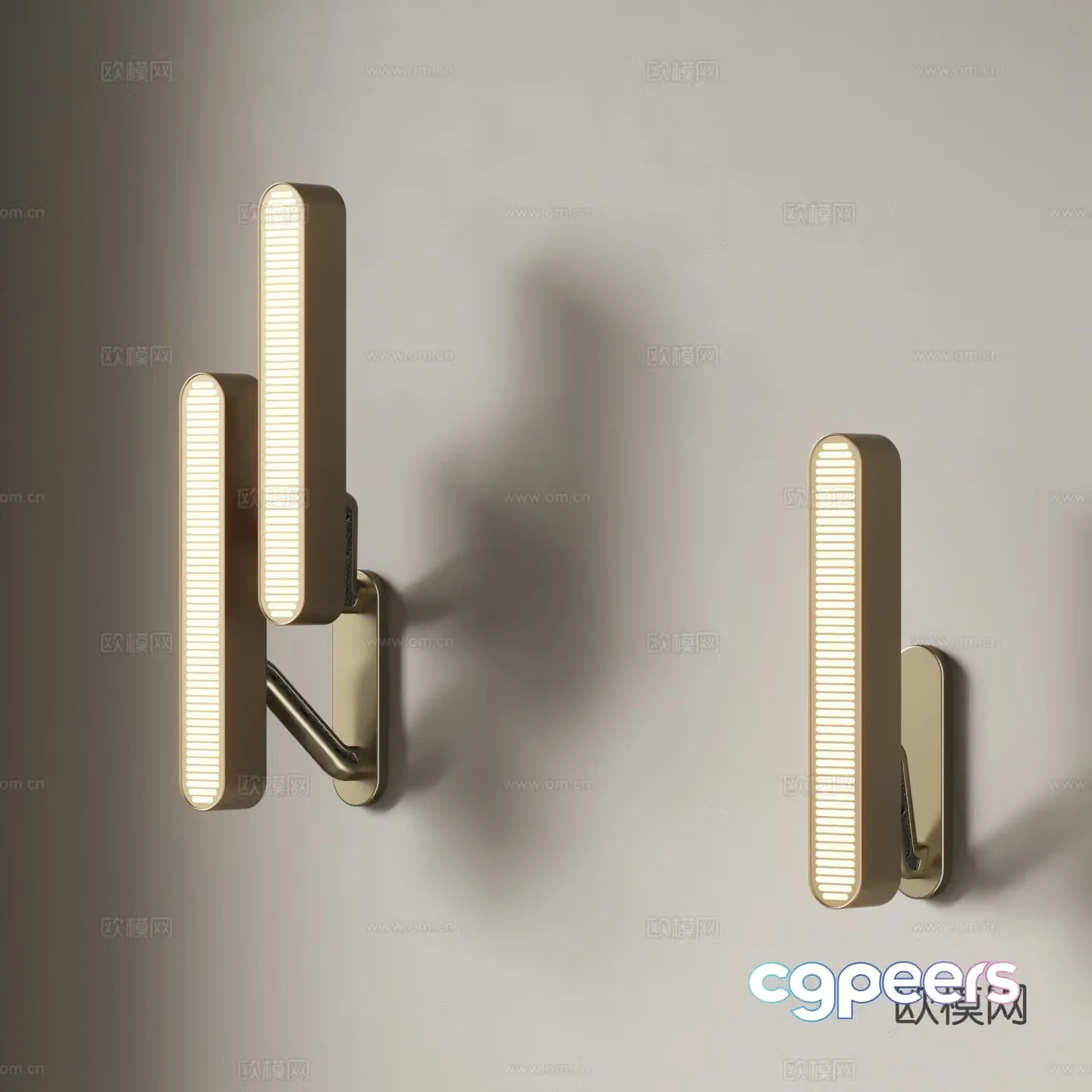 Modern wall lamp bedside lamp 3d model