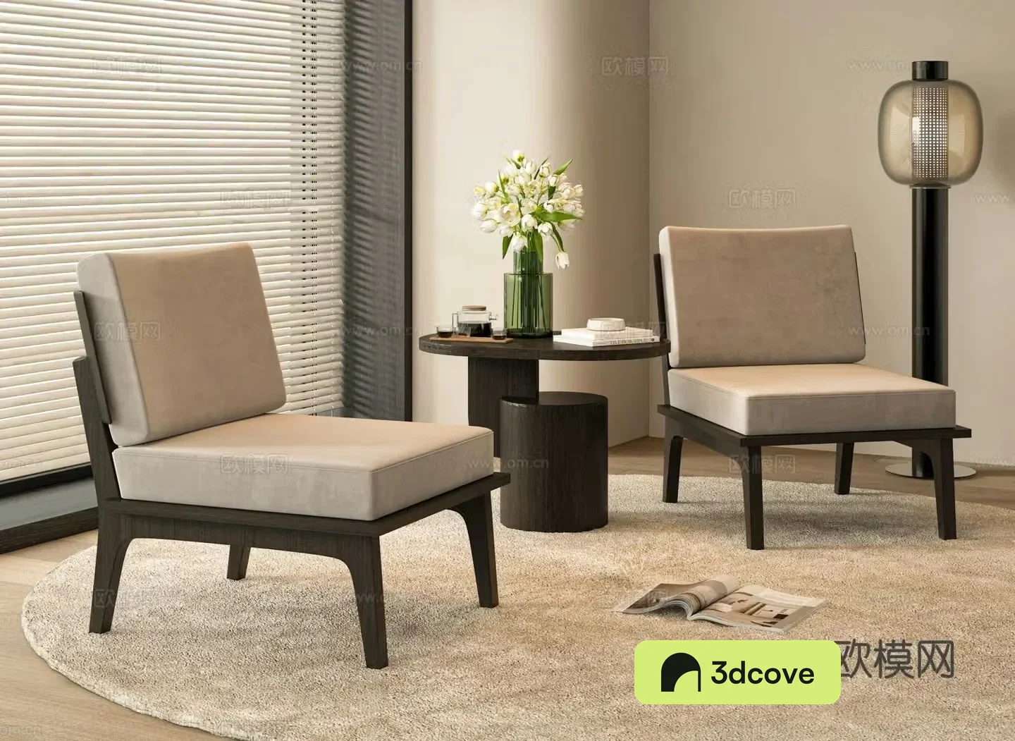 wabi-sabi lounge chair