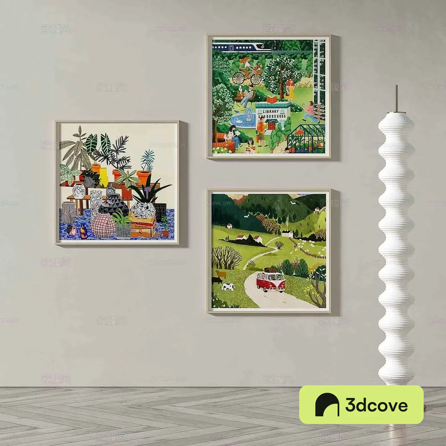 Modern simple hanging painting abstract painting decorative painting